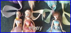 The little mermaid ariel and sisters dolls lot
