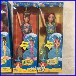 Tropical Splash Attina Arista Kayla Ariel Little Mermaid Disney Barbie Doll Lot