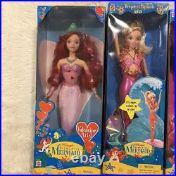 Tropical Splash Attina Arista Kayla Ariel Little Mermaid Disney Barbie Doll Lot