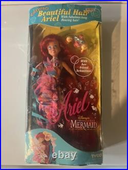 Tyco Disney Little Mermaid Calypso Beautiful Hair Princess Ariel Barbie Doll Toy