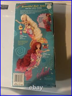 Tyco Disney Little Mermaid Calypso Beautiful Hair Princess Ariel Barbie Doll Toy