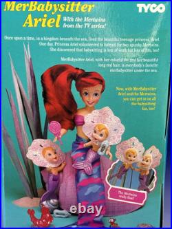 Tyco The Little Mermaid Merbabysitter 1992 Ariel Doll Playset New NRFB Boxed Tyco The Little Mermaid Merbabysitter 1992 Ariel Doll Playset New NRFB Boxed