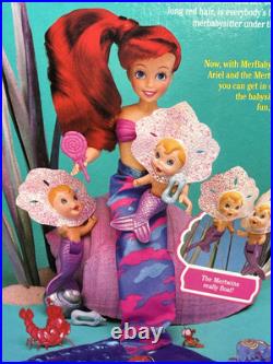 Tyco The Little Mermaid Merbabysitter 1992 Ariel Doll Playset New NRFB Boxed Tyco The Little Mermaid Merbabysitter 1992 Ariel Doll Playset New NRFB Boxed
