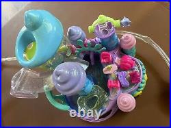Ultra Rare Little Mermaid Bubble Fantasy 1998 Disney Polly Pocket COMPLETE