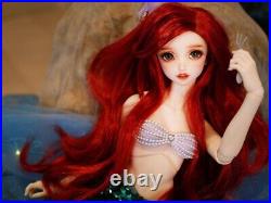 VOLKS Super Dollfie Ariel The Little Mermaid & Dress Set & Jewel Pumps JPN #A25