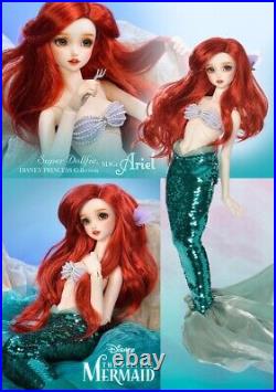 VOLKS Super Dollfie Disney Princess Collection Ariel The Little Mermaid New