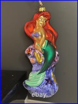 VTG Christopher Radko Disney THE LITTLE MERMAID Ornament ARIEL w Box VTG Christopher Radko Disney THE LITTLE MERMAID Ornament ARIEL w Box