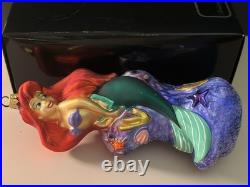 VTG Christopher Radko Disney THE LITTLE MERMAID Ornament ARIEL w Box VTG Christopher Radko Disney THE LITTLE MERMAID Ornament ARIEL w Box