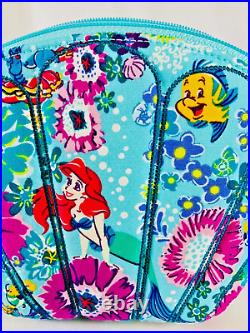 Vera Bradley Ariel Floral Shell Cosmetic Little Mermaid Disney EXACT