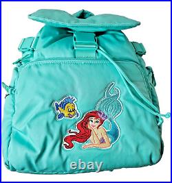 Vera Bradley Disney Little Mermaid Ariel Utility Backpack- Turquoise Sky
