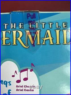 Very Rare Disney Store Ariel THE LITTLE MERMAID 17 singing Doll playset NRFB