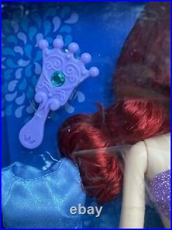 Very Rare Disney Store Ariel THE LITTLE MERMAID 17 singing Doll playset NRFB