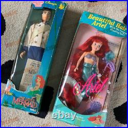 Vintage 91-92 Little Mermaid'Eric & Ariel' Dolls