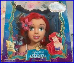 Vintage Ariel Styling Head The Little Mermaid Opened Damaged Box MIB Rare Disney