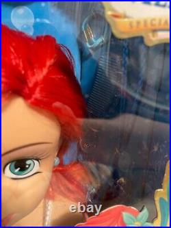 Vintage Ariel Styling Head The Little Mermaid Opened Damaged Box MIB Rare Disney