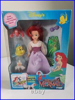 Vintage Ariel and Her Friends The Little Mermaid Tyco Disney Doll New sealed