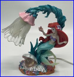 Vintage Disney Lamp Ariel Little Mermaid Seaflower light Very Rare