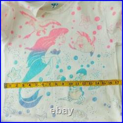 Vintage Disney Little Mermaid Ariel T-shirt Medium All-Over Print Rare 90s USA
