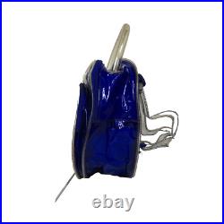 Vintage Disney The Little Mermaid Mini Backpack Dark Blue Clear 90s Clutch Purse Vintage Disney The Little Mermaid Mini Backpack Dark Blue Clear 90s Clutch Purse
