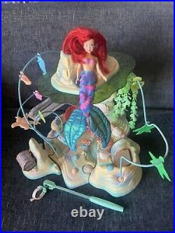 Vintage Disney The Little Mermaid Tyco 1992 Ariel's Undersea Hideaway Set Doll