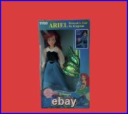 Vintage Disney Tyco Little Mermaid Ariel Dressed to Tour the Kingdom Doll NEW