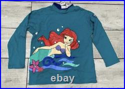 Vintage Little Mermaid Ariel Disney Store Shirt Youth Rare Longsleeve Shirt new