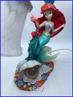 Vintage Little Mermaid Disney Lamp Ariel Seaflower light Very Rare