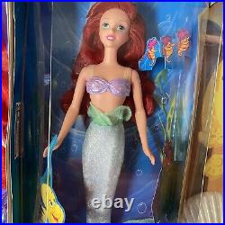 Vintage Little Mermaid Dolls 1997 Collection Princess Disney Store 2001 Ariel