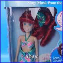 Vintage Little Mermaid SINGING ARIEL 18 Doll Tyco 1829 Walt Disney 1991 SEALED