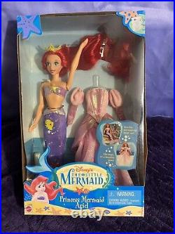 Vintage Mattel 1997 Disney's The Little Mermaid Princess Mermaid Ariel Doll NIB