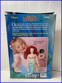Vintage TYCO Disney The Little Mermaid Talking Ariel Doll New SEALED