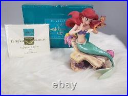 WDCC Disney Ariel Figurine The Little Mermaid'Seahorse Surprise' in Box withCOA
