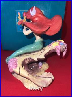 WDCC Disney Ariel Figurine The Little Mermaid'Seahorse Surprise' in Box withCOA