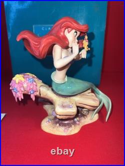 WDCC Disney Ariel Figurine The Little Mermaid'Seahorse Surprise' in Box withCOA