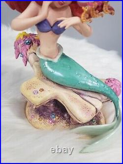 WDCC Disney Ariel Figurine The Little Mermaid'Seahorse Surprise' in Box withCOA