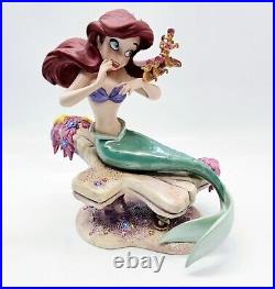 WDCC Disney Ariel Figurine The Little Mermaid Seahorse Surprise in Box with COA