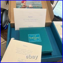WDCC Disney Classics Little Mermaid Ariel Seaside Serenade withBox, Promo Pin, COA