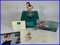 WDCC Disney Classics Little Mermaid Ariel Seaside Serenade withBox, Promo Pin, COA