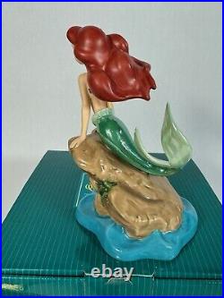 WDCC Disney Classics Little Mermaid Ariel Seaside Serenade withBox, Promo Pin, COA