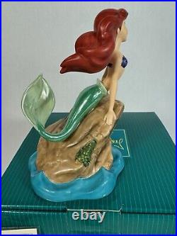 WDCC Disney Classics Little Mermaid Ariel Seaside Serenade withBox, Promo Pin, COA