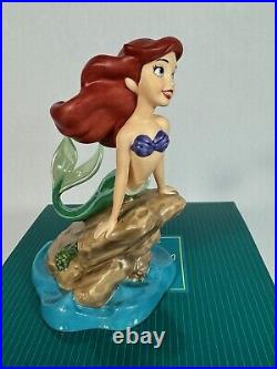 WDCC Disney Classics Little Mermaid Ariel Seaside Serenade withBox, Promo Pin, COA