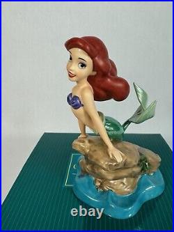 WDCC Disney Classics Little Mermaid Ariel Seaside Serenade withBox, Promo Pin, COA
