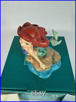 WDCC Disney Classics Little Mermaid Ariel Seaside Serenade withBox, Promo Pin, COA