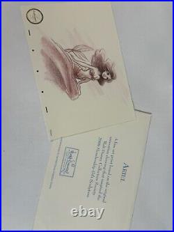 WDCC Disney Classics Little Mermaid Ariel Seaside Serenade withBox, Promo Pin, COA