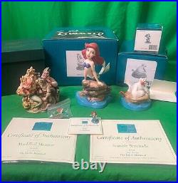 WDCC Disney THE LITTLE MERMAID Collection ARIEL SCUTTLE + Harmony Kingdom + MINI WDCC Disney THE LITTLE MERMAID Collection ARIEL SCUTTLE + Harmony Kingdom + MINI