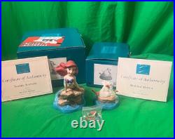 WDCC Disney THE LITTLE MERMAID Collection ARIEL SCUTTLE + Harmony Kingdom + MINI WDCC Disney THE LITTLE MERMAID Collection ARIEL SCUTTLE + Harmony Kingdom + MINI