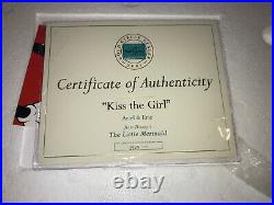 WDCC Little Mermaid Kiss The Girl Eric & Ariel Limited Edition Mint Condition