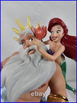 WDCC Morning Daddy Little Mermaid Ariel & King Triton Disney, Mint, Box, COA WDCC Morning Daddy Little Mermaid Ariel & King Triton Disney, Mint, Box, COA