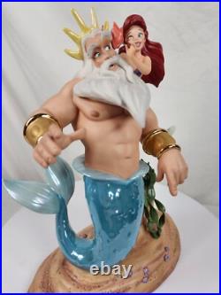 WDCC Morning Daddy Little Mermaid Ariel & King Triton Disney, Mint, Box, COA WDCC Morning Daddy Little Mermaid Ariel & King Triton Disney, Mint, Box, COA