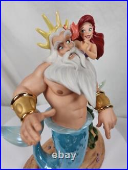 WDCC Morning Daddy Little Mermaid Ariel & King Triton Disney, Mint, Box, COA WDCC Morning Daddy Little Mermaid Ariel & King Triton Disney, Mint, Box, COA